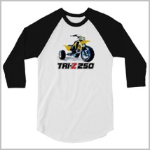 Yamaha Tri-Z 250 3/4 Raglan by Flippin Mud